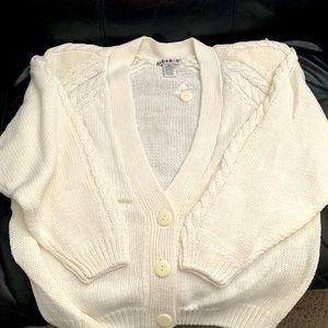 “Crop” Cotton sweater